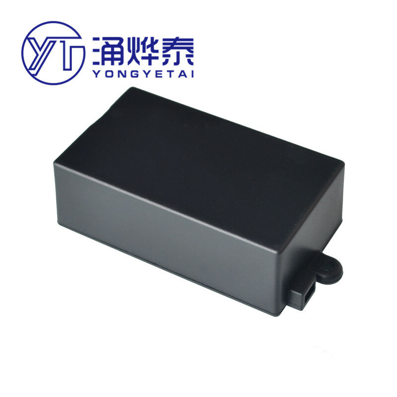 YYT Plastic shell Two-end outlet module power supply small shell screw-free self-locking chassis 80*38*22 with ears