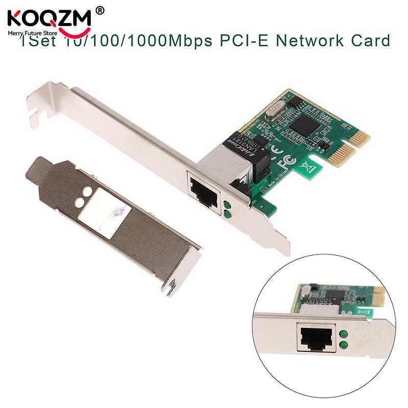 Carte réseau PCI-E Ethernet Gigabit 1000 mb/s, adaptateur RJ45 LAN 100, 10/1000/RJ-45 mb/s, PCI Express, contrôleur de réseau