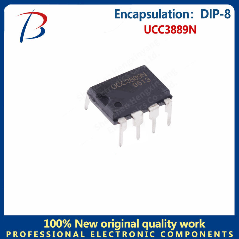10 buah UCC3889N chip manajemen daya konverter in-line paket DIP-8 AC/DC