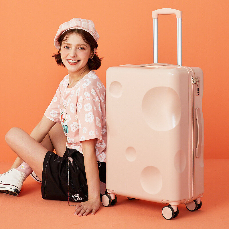 Internetowa celebrytka serowa bagaż damska świeża dzika pokrowiec na wózek walizka na hasło podróży internetowa skórzana walizka celebrytka