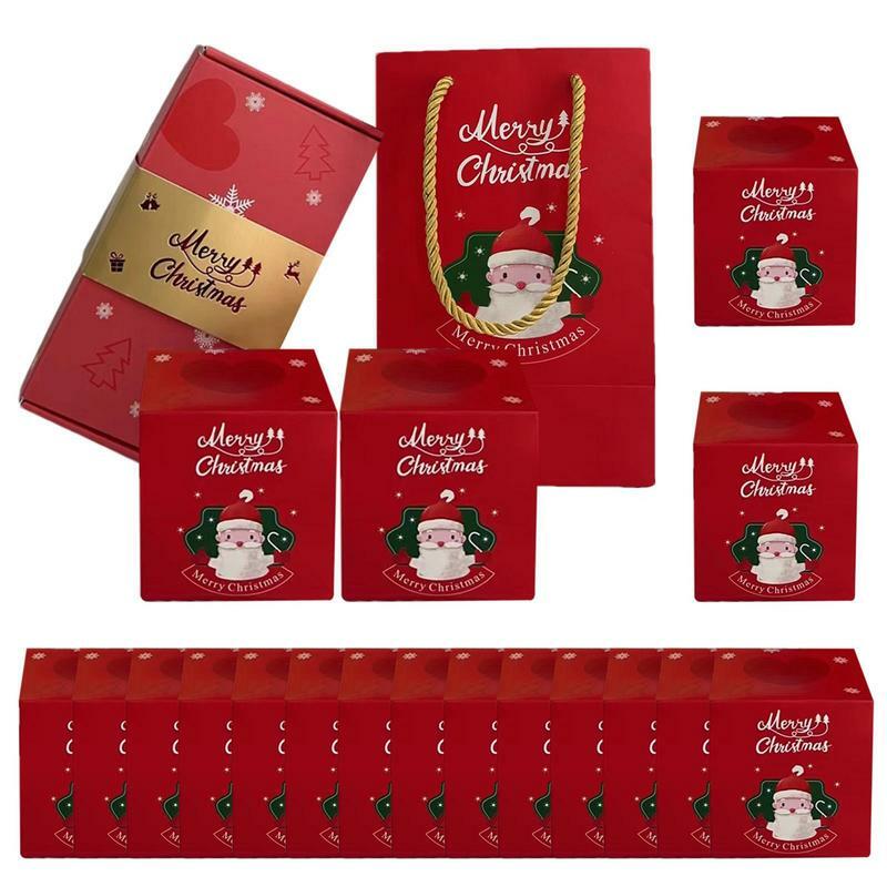 Рождественская коробка-сюрприз, Красная рождественская коробка, подарочные коробки-прыжки, забавная креативная взрывающаяся коробка, выдвижные коробки для праздников, дней рождения, Новинка