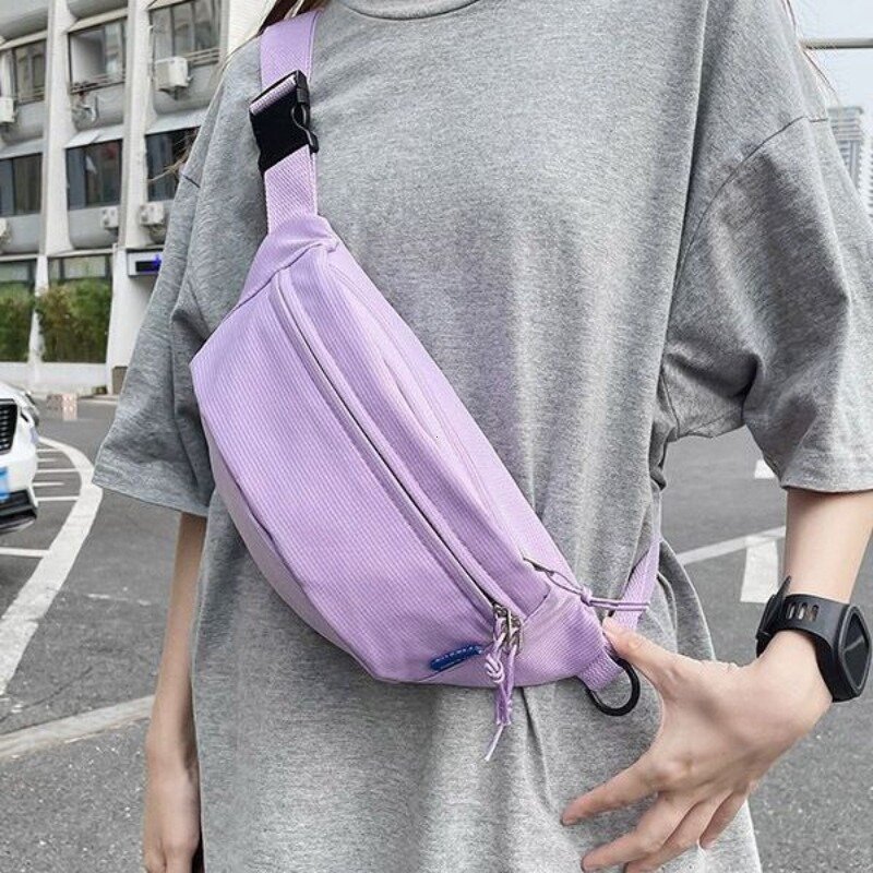 Поясная Сумка в уличном стиле, нейлоновая забавная Женская сумочка на ремне, унисекс, стиль хип-хоп