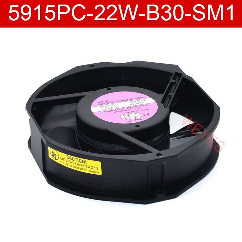 Genuine New 5915PC-22W-B30-SM1  AC 220V  50/60HZ  42/40W 1 Phase Cooling Fan