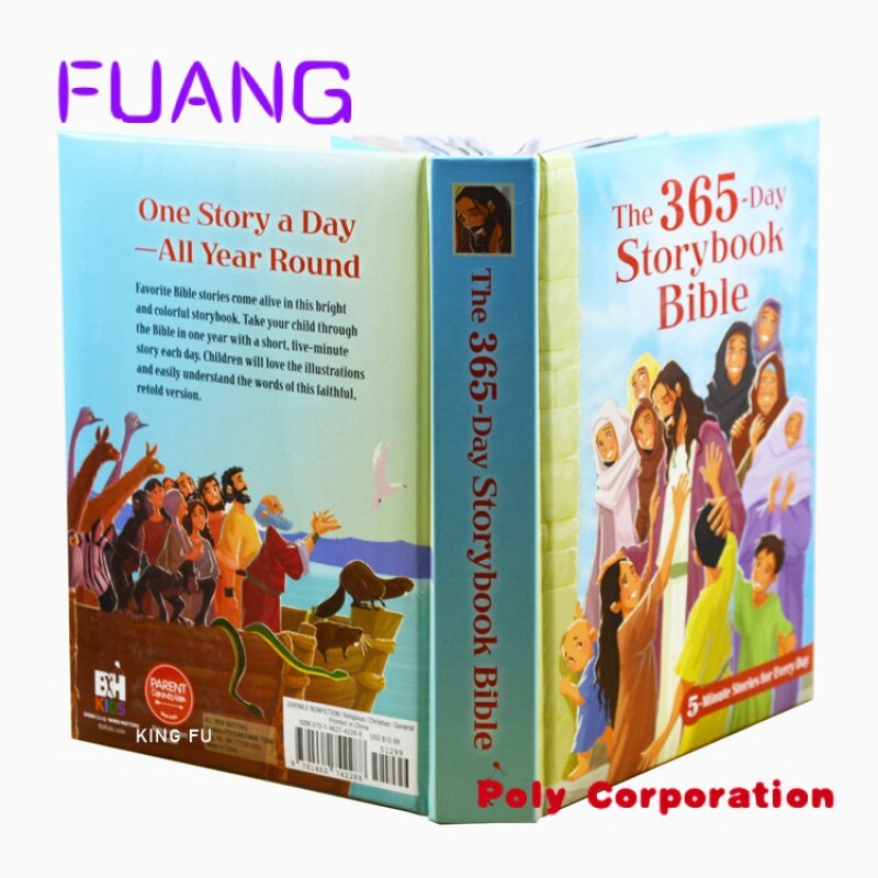 Druck Hardcover hochwertige Kinder Geschichte Buchdruck Färbung Bibel Buchdruck (wir verkaufen kein Buch auf Lager)