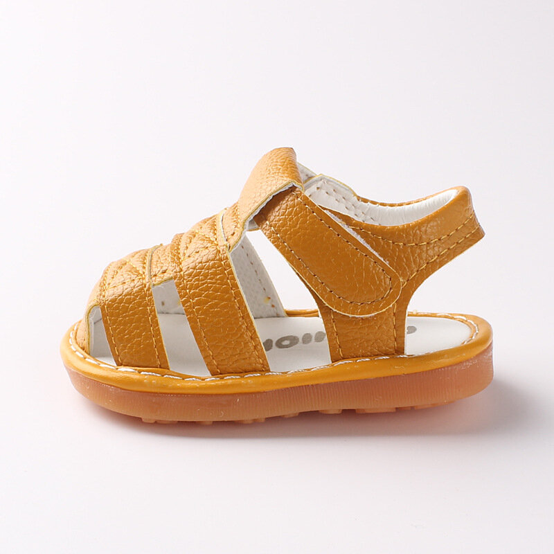 Scarpe estive per neonati antiscivolo First Walker scarpe per bambini neonato sandali per bambini fondo morbido sandalo per bambina scarpe stridule