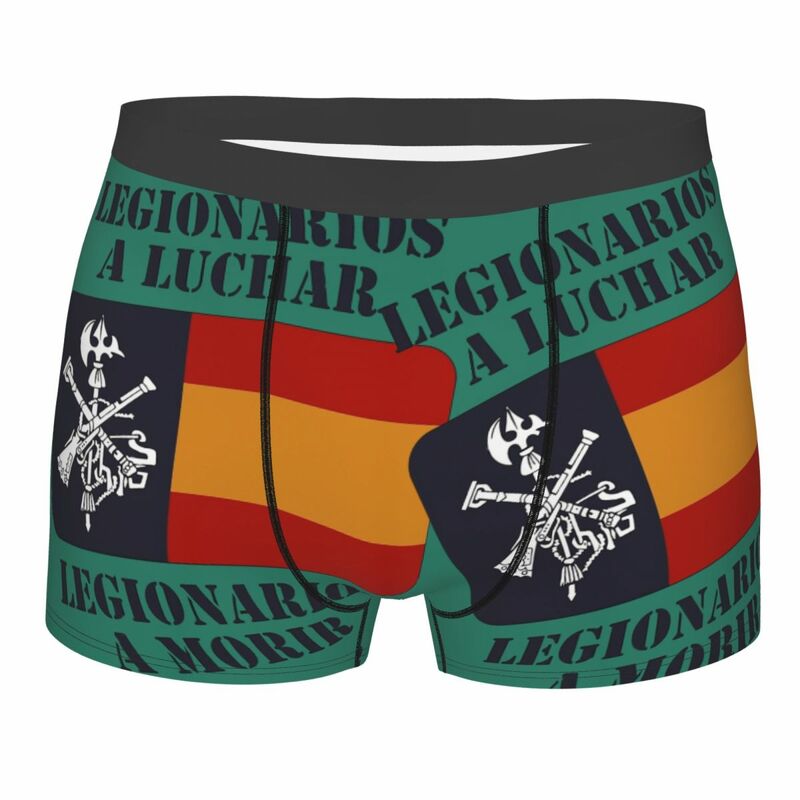 Legionarios A Luchar-Calzoncillos de Legión Española para hombre, ropa interior transpirable, pantalones cortos estampados de alta calidad, regalos de cumpleaños