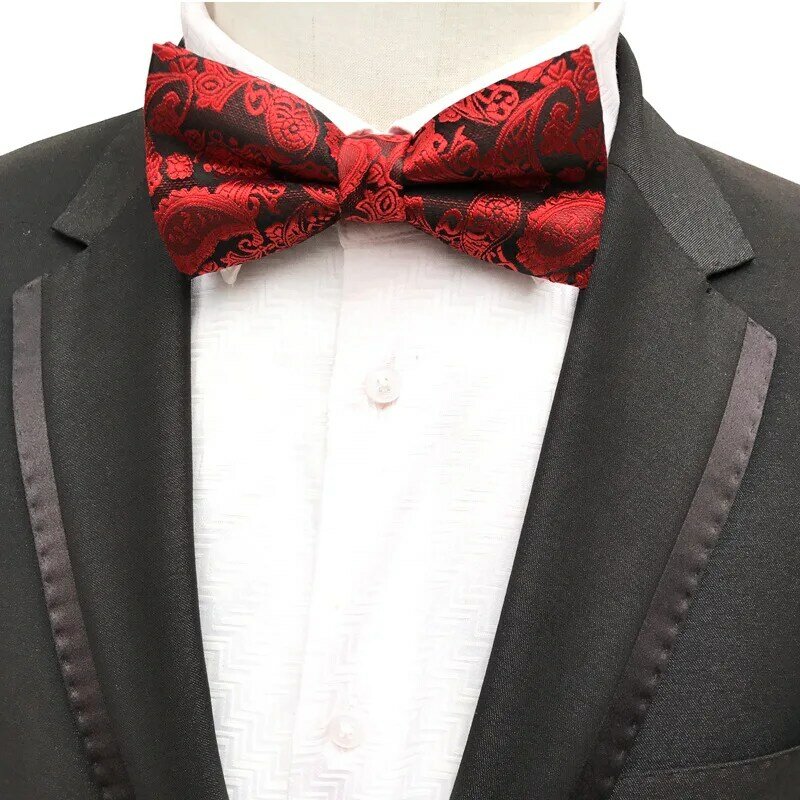 الكورية نمط بيزلي الخصر مزدوجة ربطة القوس البريطانية Corbata Mariposa Hombre Boe التعادل للرجال اكسسوارات الزفاف