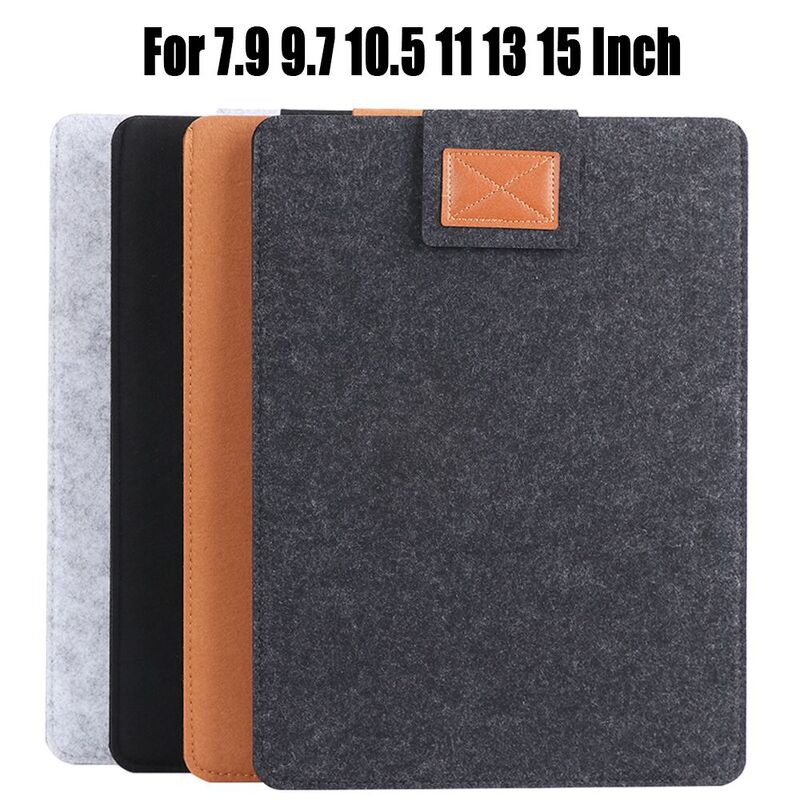 Anti-Scratch Felt Protector Bag Laptop Bag Tablet Protection Case Pouch Light Sleeve Para 11 13 15 Polegada iPad Pro Kindle Macbook