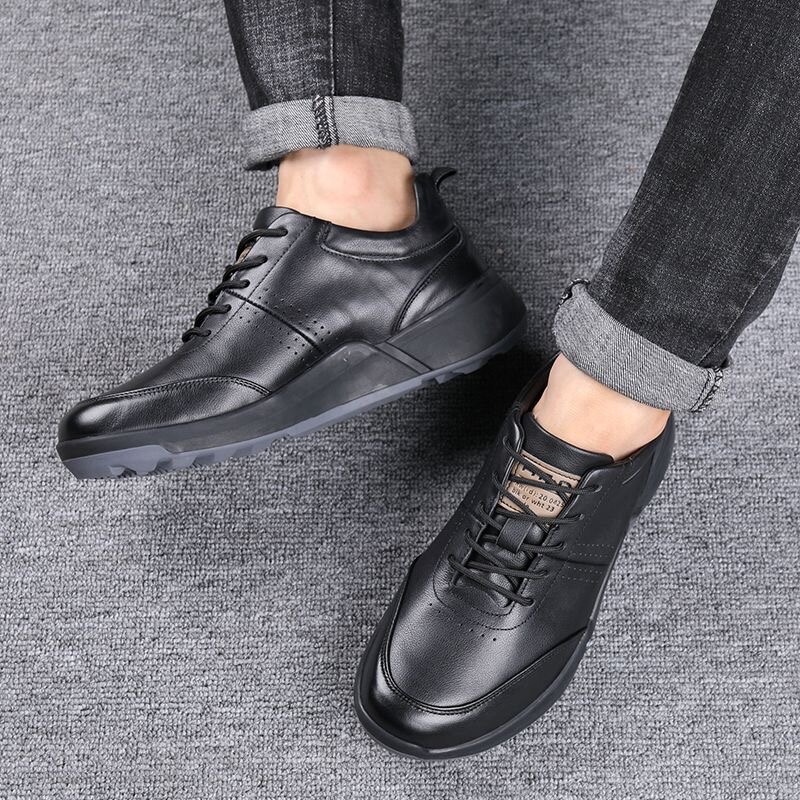 Professional Men Golf Shoes Leather Gym Sneakers For Mens Anti Slip Golf Training for Male Lace Up Sports Shoe