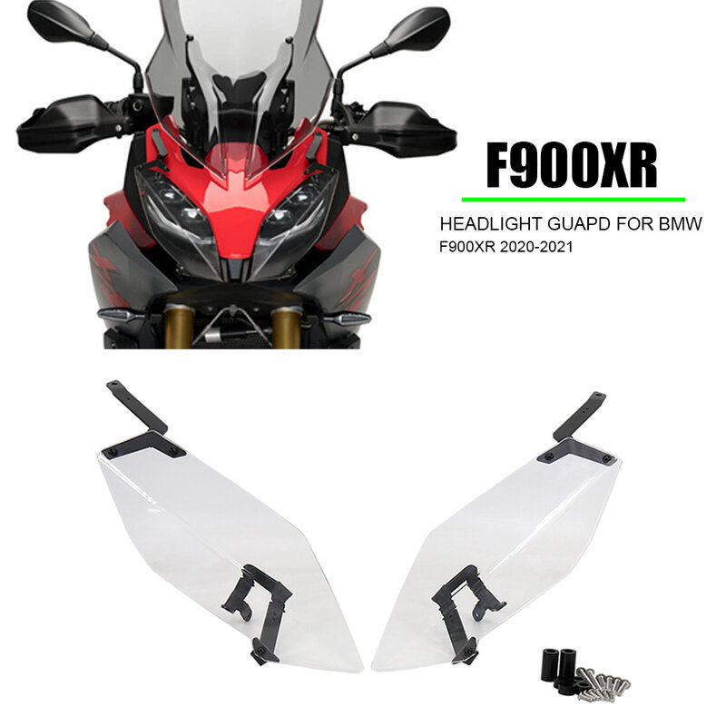 Protector de faro delantero para motocicleta, cubierta protectora de parche de lámpara para BMW F900XR, 2021, 2020, F, 900, XR