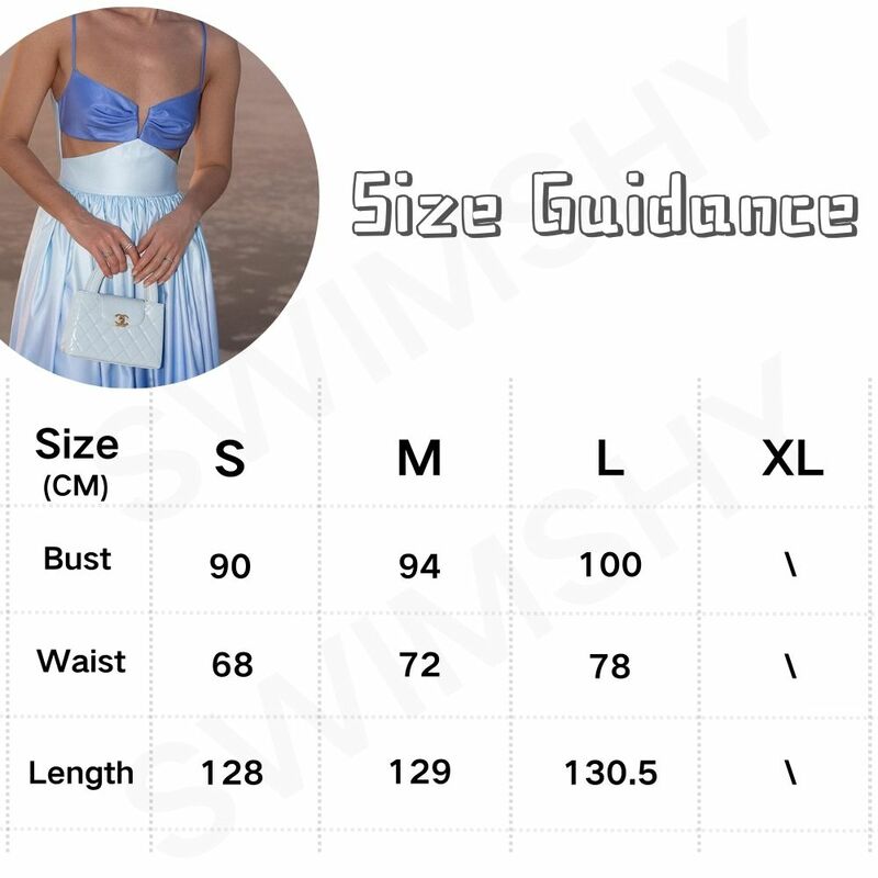Cut-out Maxi Dress Blue Gradient Elegant Sling Dresses 2024 Summer New Fashion Evening Party Beachwear Sleeveless Slip One-piece