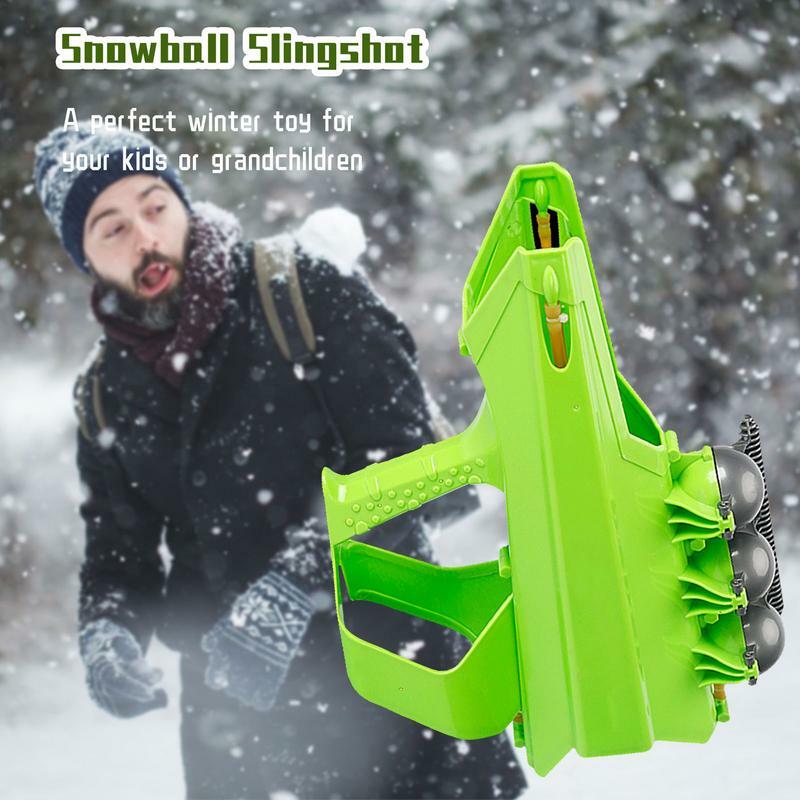 Lanciatore di cannoni lanciatore portatile antiscivolo piccolo lanciatore di giocattoli invernali all'aperto per ragazzi e ragazze
