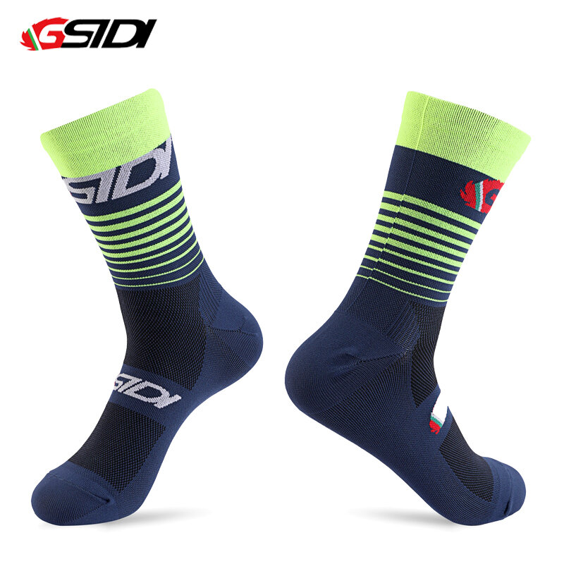 GSIDI-Calcetines deportivos para ciclismo Unisex, medias profesionales para ciclismo de montaña o de carretera, para exteriores, baloncesto, novedad