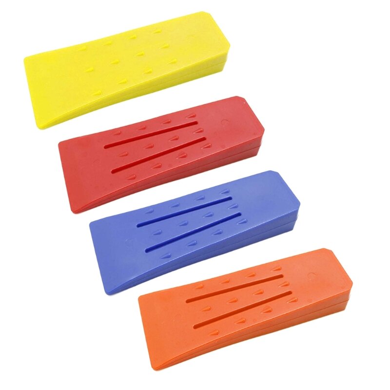 Y1UD Durable  Plastic Effective  Felling Wedge for Tree Cutting Logging Wedges   for Chain Saw Blue/ Red/ Yellow