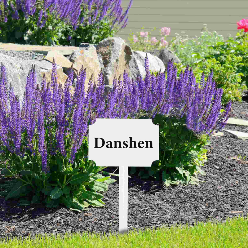 Garten karte Rasen Etikett Ornamente Acryl Pflanze Tag dekorieren Etiketten Wärme übertragung Marker