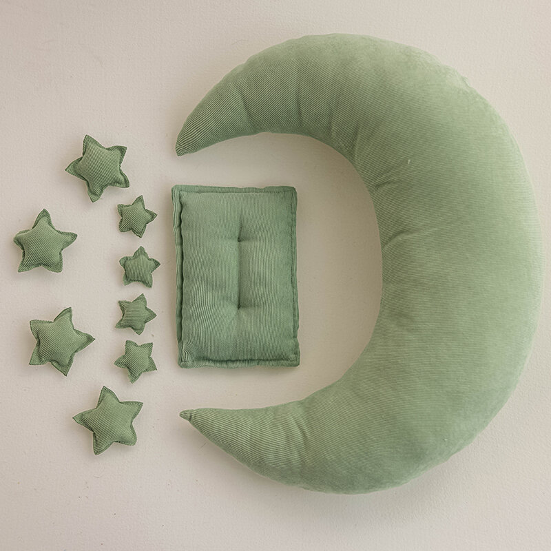 Декоративная подушка для фотосъемки новорожденных с изображением Луны
