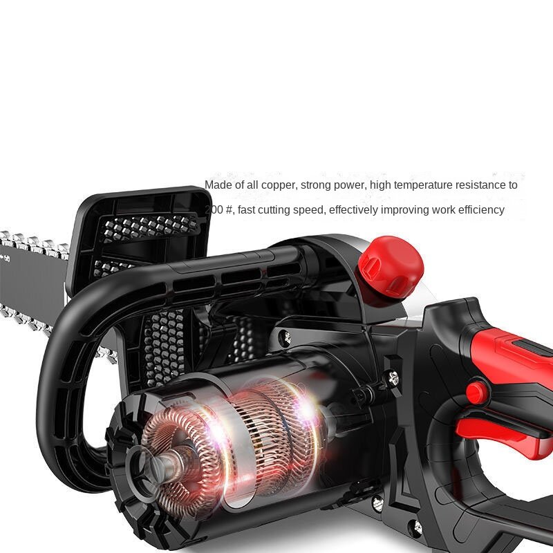 16-inch 2400W High-power Chainsaw Logging Saw Household Electric Chainsaw Handheld Chainsaw Cutting Chainsaw Electric Saw