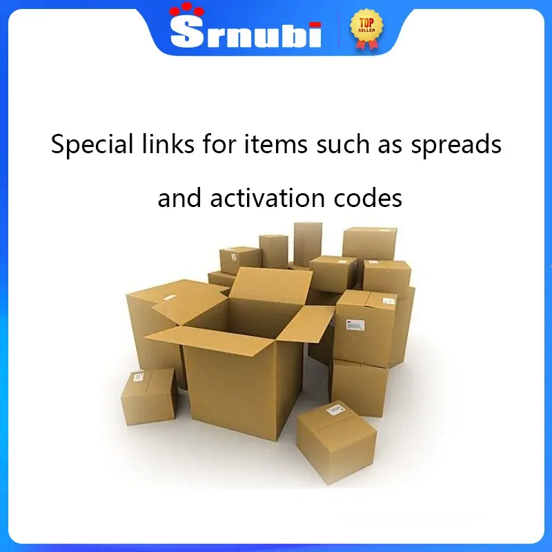 Srnubi specjalne linki do przedmiotów, takich jak spready i kody aktywacyjne