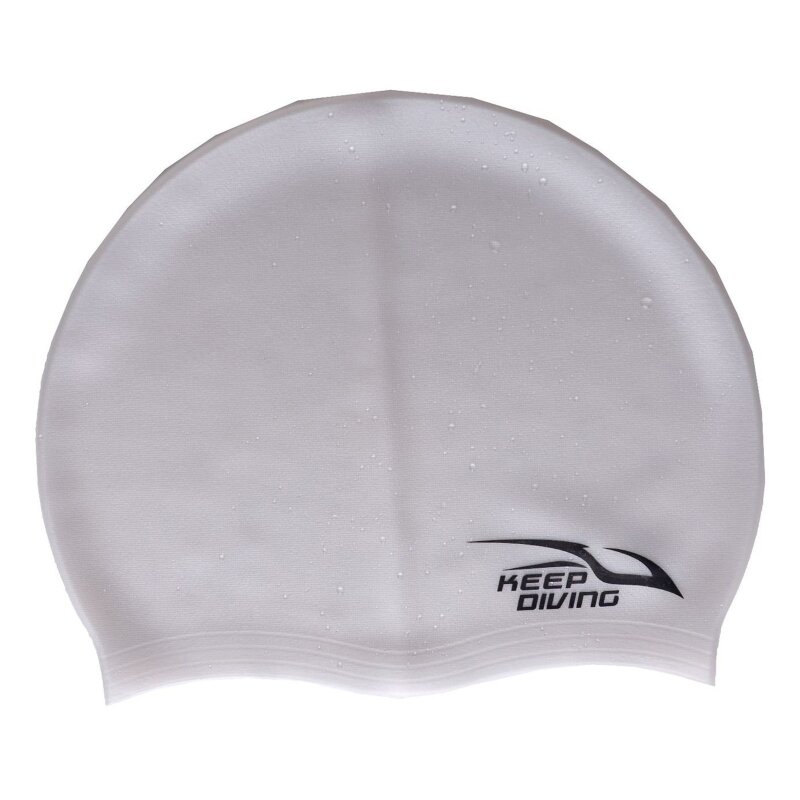 Высокоэластичная силиконовая шапочка для плавания для взрослых 3D эргономичная водонепроницаемая шапочка для плавания