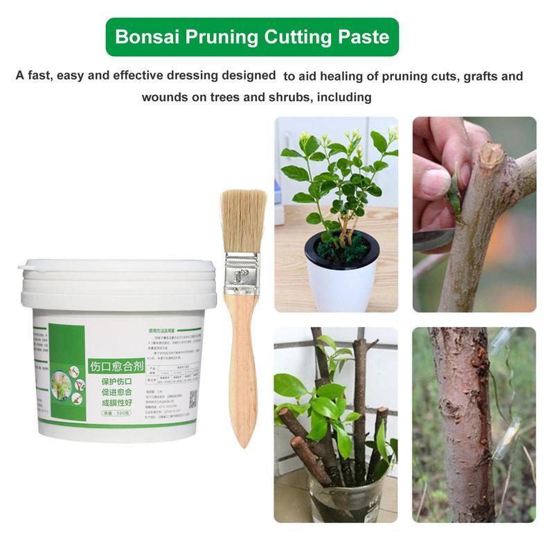Pasta de corte de bonsái para heridas de árbol, sellador de pomada de reparación de árboles, herramientas de reparación