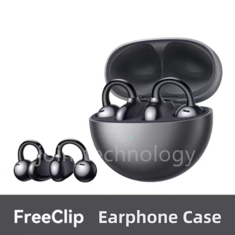 Capa de silicone Huawei Freeclip 3D Cartoon Design Capa macia Fone de ouvido sem fio Bluetooth Capa de proteção completa