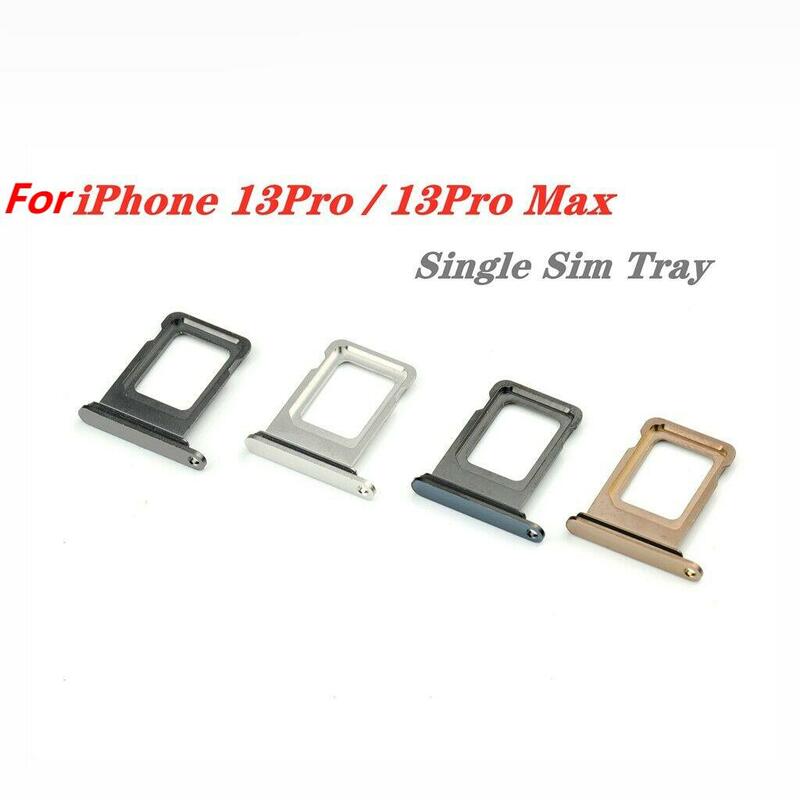 Für iPhone 13 Pro Max Einzigen Dual Sim Karte Buchse Halter Slot Tray Reader Adapter Stecker Einzigen SIM Tray Dual SIM Karte Tray