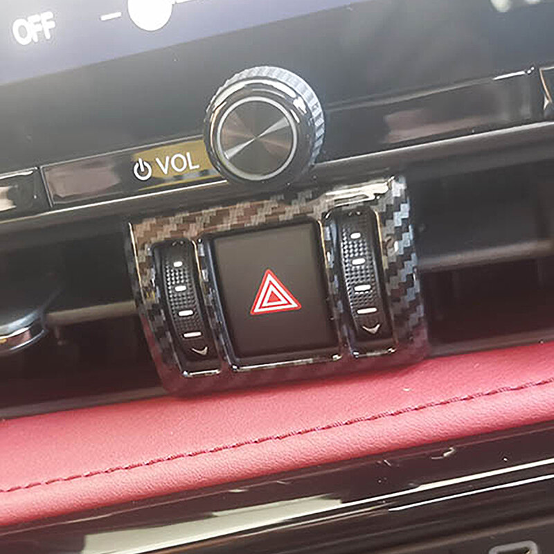 Accessoires de voiture, autocollant de couleur en Fiber de carbone pour Lexus NX260 350 2022