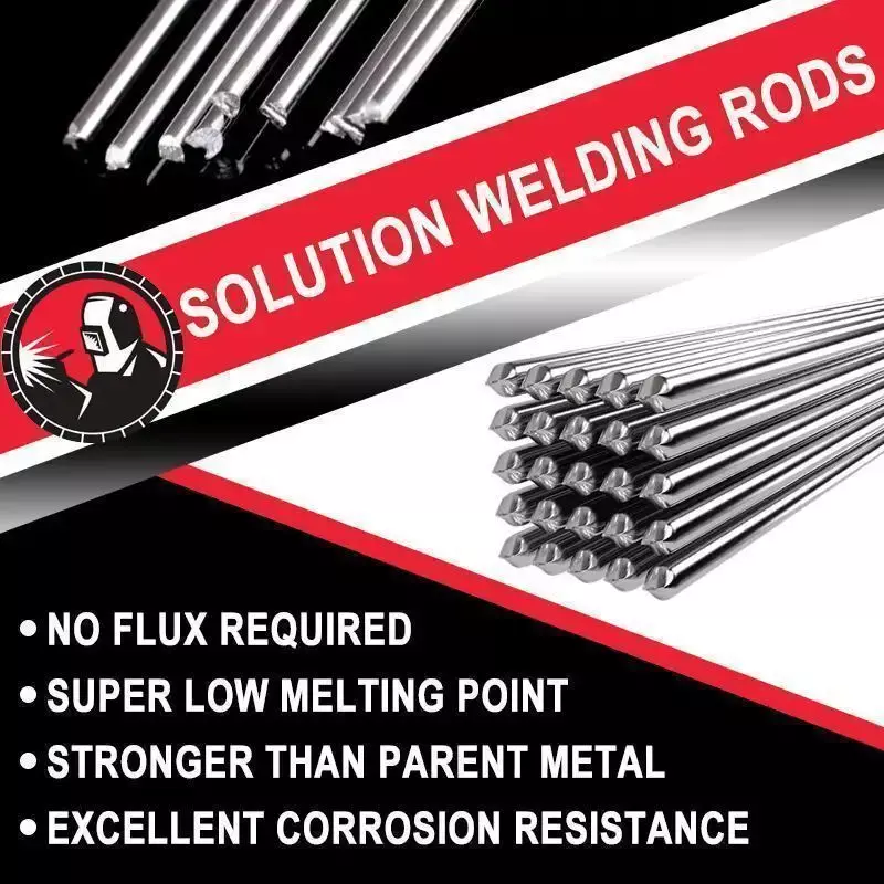 Easy Melt Welding Rods, 5cm, No Need Solder Powder, Low Temperature, Aluminum Solder Rod, Electric Welding Accessories, 10 Pcs,