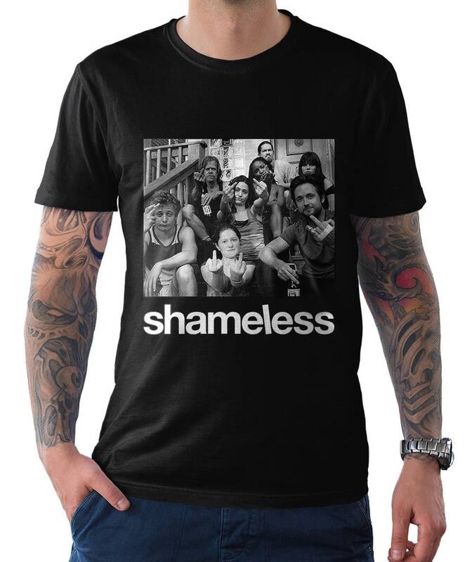 T-shirt Shameless série télévisée, T-shirt scopique pour hommes et femmes