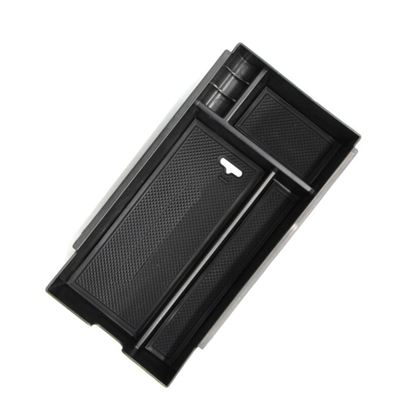 Nero Car Interior Center Console bracciolo vassoio portaoggetti scatola plastica ABS misura per Lexus ES350 ES300H ES250 2013 2014 2015 2016 2017
