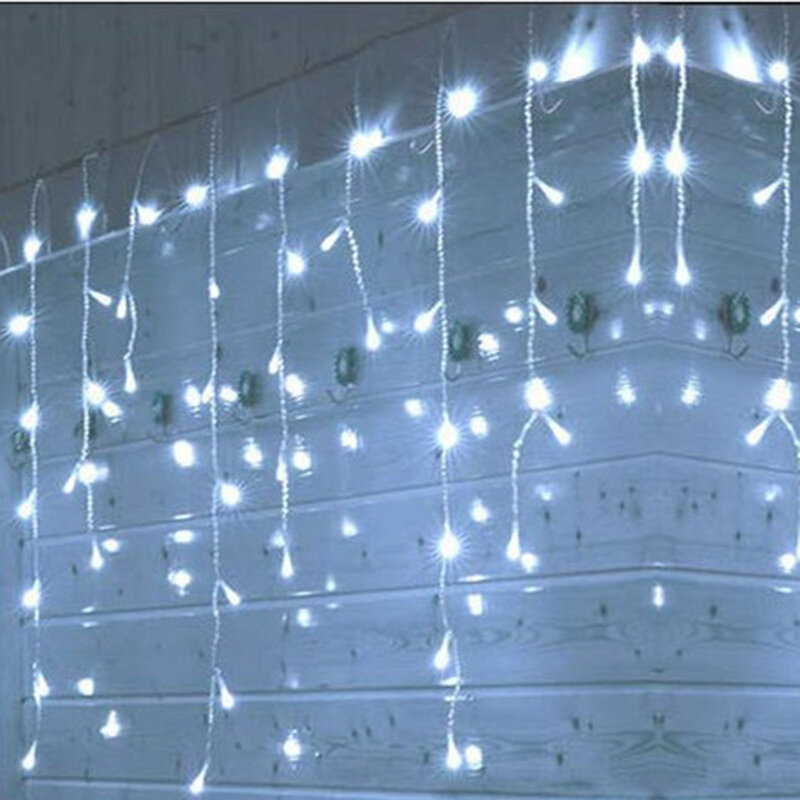 Guirxiété lumineuse solaire à LED pour restaurant extérieur, festival, Noël, nickel é