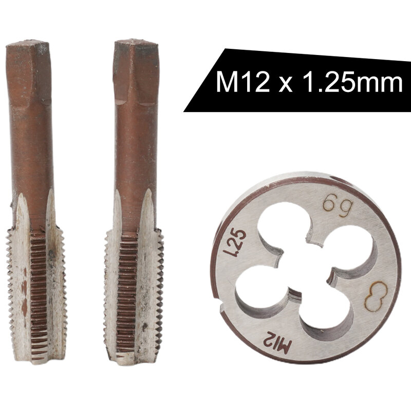 Part Die Plug Tap Accessory Plug Tap X 1.25mm Metric Thread Parts Replacement Right Hand Die Metric Thread
