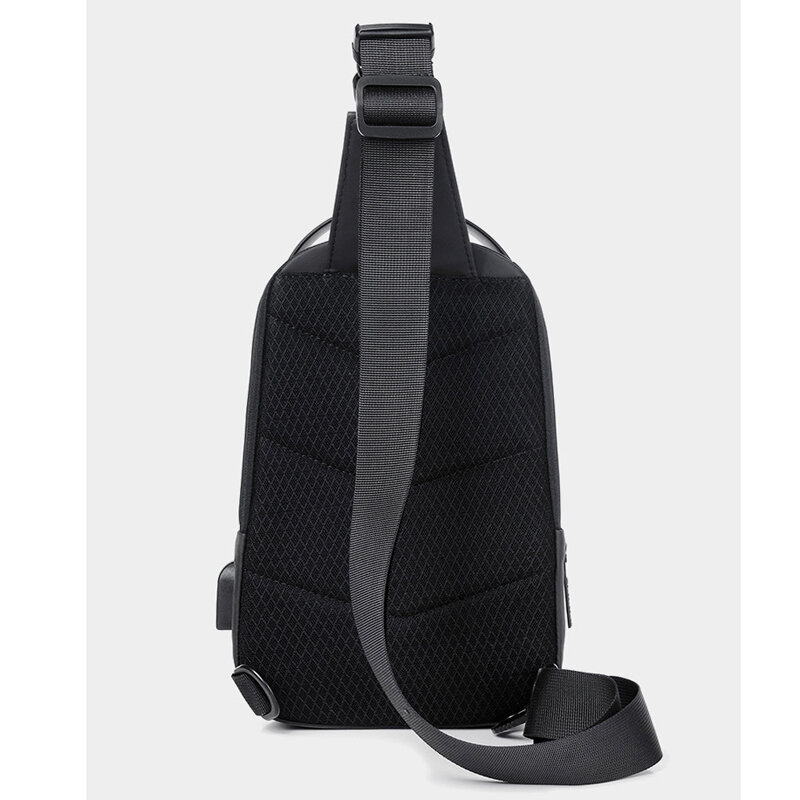 Casual Male Waterproof Short Trip Chest Bag Pack Crossbody Bag Multifunction Shoulder Bag For Men Anti-theft Messenger Bags