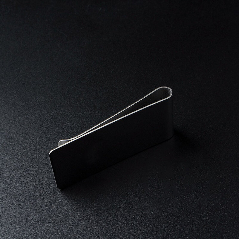 High Quality 1PC Stainless Steel Metal Money Clip Fashion Simple Money Clip Dollar Cash Clamp Holder Wallet for Men Women