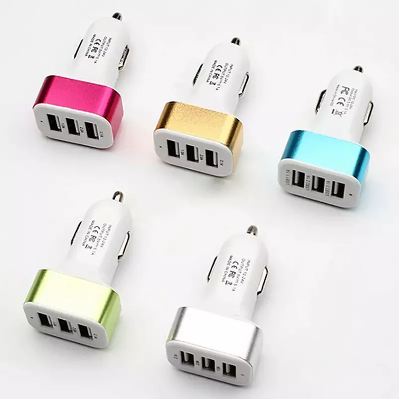 USB Car Charger Fast Charging 50W PD Type C Quick Charge USB C Car Phone Charger 2.1A For iPhone 14 13 12 Xiaomi 13 12