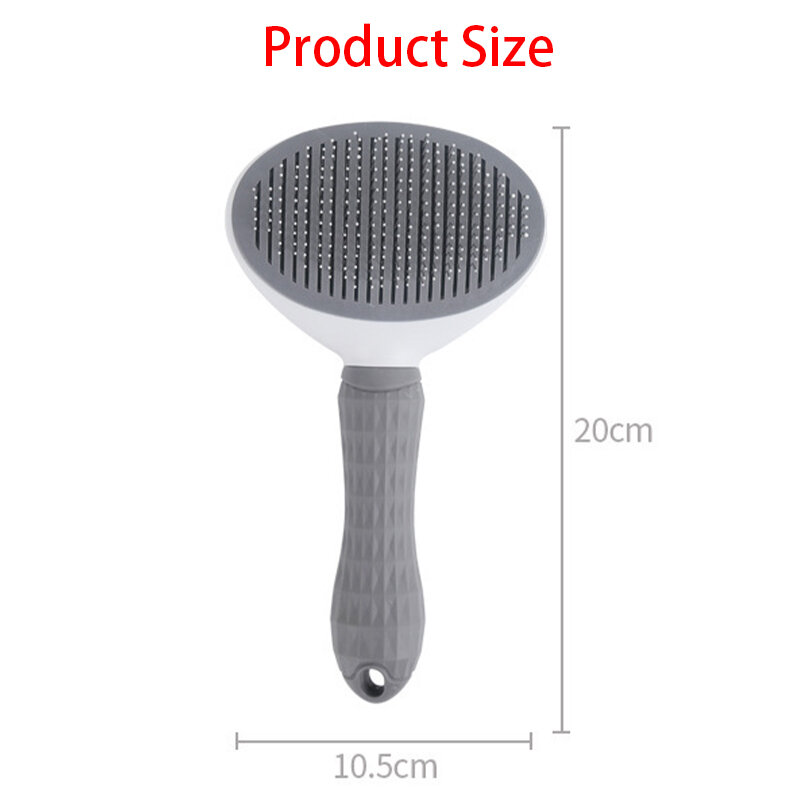 Pet Dog Brush Cat Comb Self Cleaning Pet Hair Remover Brush For Dogs Cats Grooming Tools Pets Dematting Comb Dogs Accessories