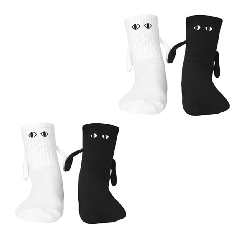 Magnetic Socks Socks Hand In Hand Socks Friendship Socks For Women Men Holding Hands Socks 2 Pairs