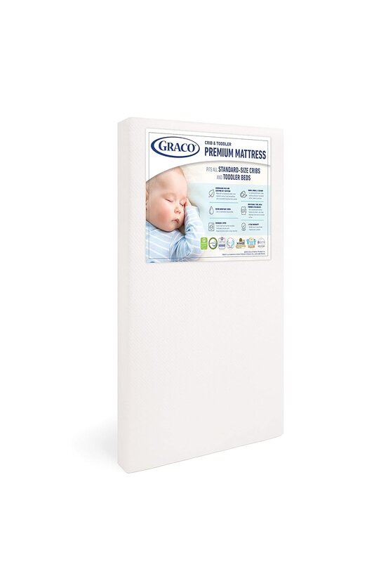Premium Crib & Toddler Mattress-Machine Washable Cover Waterproof Sleep Surface