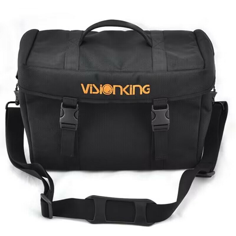 Visionking-Bolso de hombro de nailon para telescopio, bolsa de mano bordada portátil, impermeable, con inserto de transporte, 38x25x21cm