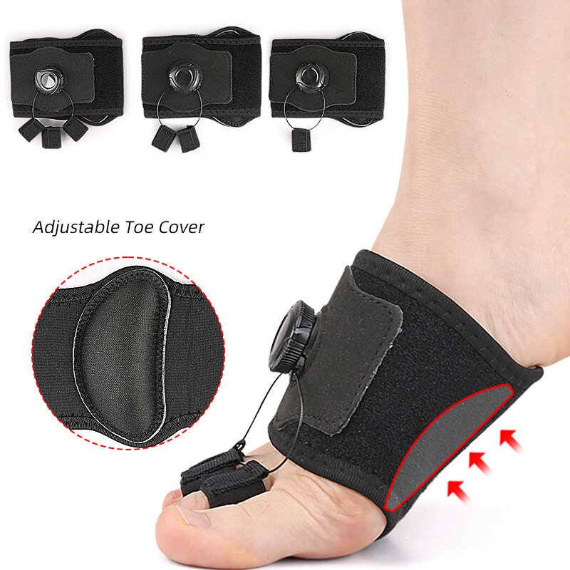 1PCS Adjustable Toe Brace For Hammer Toe Corrector Crooked Toe Claw Toe Stabilizer Support Brace Wrap Pain Relief Kids Adults