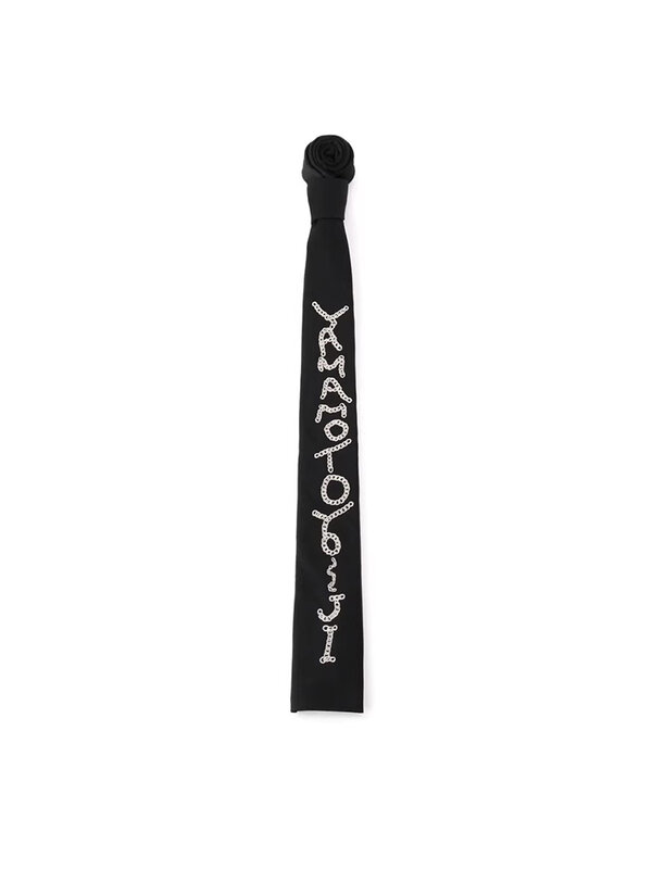 Stickerei Yohji Krawatte Kleidung Accessoire Unisex dunklen Stil Yohji Yamamoto Krawatte für Mann Yohji Krawatten für Frauen