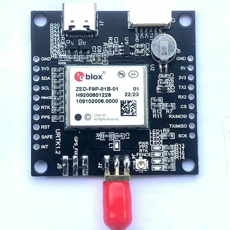 Placa GNSS ZED-F9P-01B-01 excelente, funciona con Serial I2C y SPI ESP32, control I2C y SPI UM980