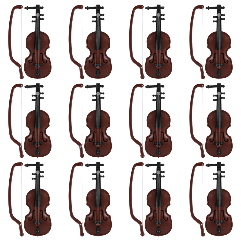 Violin Mini Model Tiny Miniature Ornament Musical Crafts Instrument Decor Diy Violins Simulationdollhouse Plays That Worlds