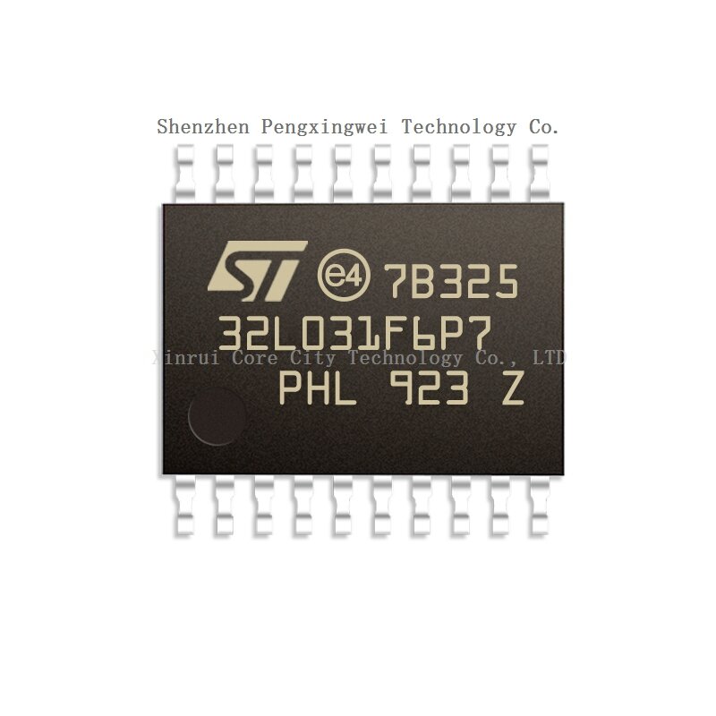 TSSOP-20 마이크로 컨트롤러 (MCU/MPU/SOC) CPU, STM STM32 STM32L031 F6P7 STM32L031F6P7, 주식 100%, 신제품