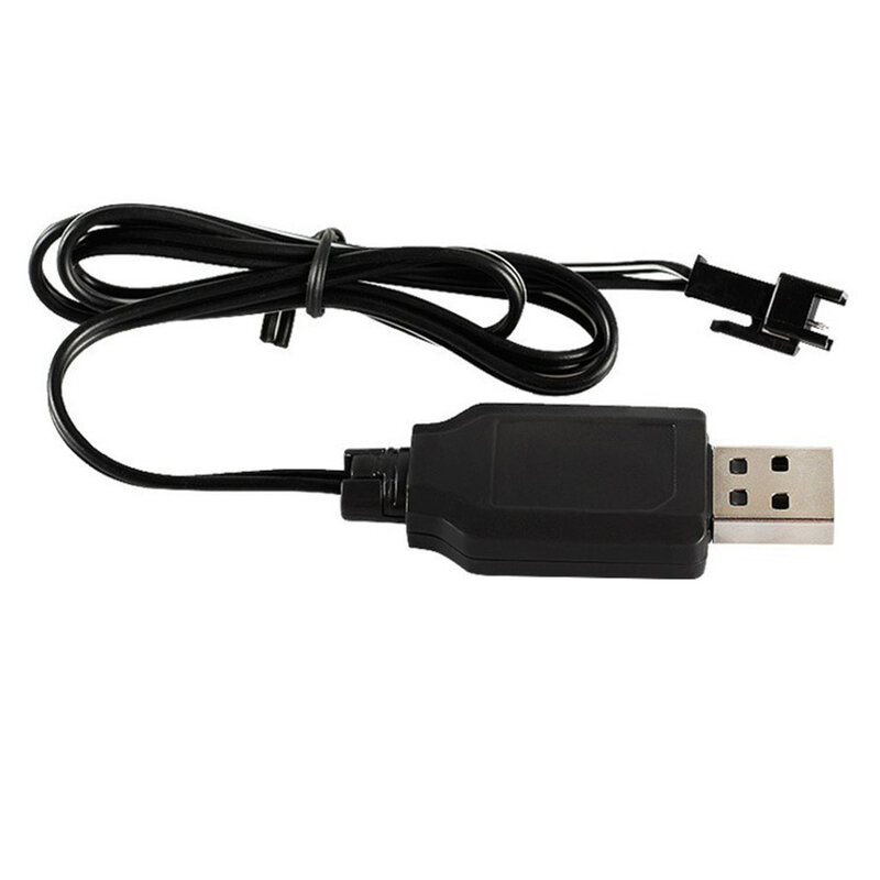 USB Charger Cable For 3.7V Lithium Battery Charger SM-2P Forward RC Car Aircraft Spare Parts RC Quadcopter Toy