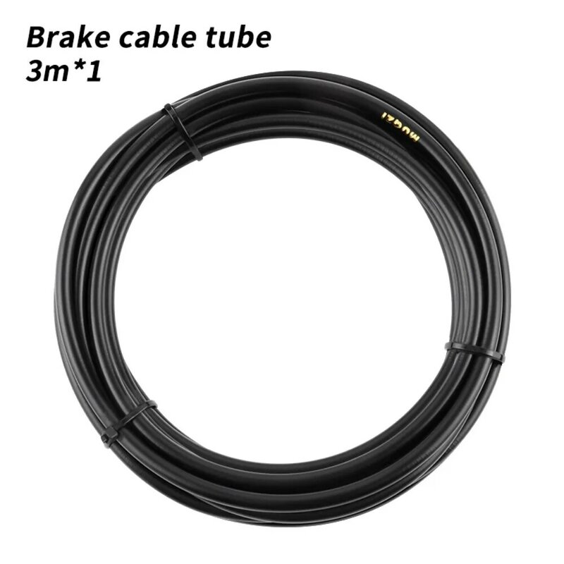 Tubo de Cable de cambio de bicicleta, Cable de freno de cambio de velocidad de bicicleta, tubo de línea de freno, línea de cambio negra, bicicleta de montaña, 4mm, 5mm