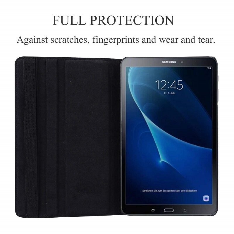 Вращающийся на 360 градусов чехол для Samsung Galaxy Tab A 10,1 2016 T580 T585 чехол-подставка PU кожаный чехол для Samsung Tab A6 10,1 T580N T580N