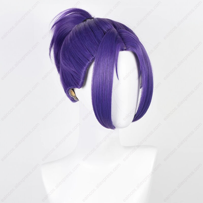 Wig Cosplay Anime Reo Mikage 30cm Wig ungu pendek Wig kulit kepala sintetis tahan panas