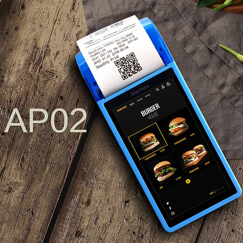 Viel billiger Bluetooth Handheld PDA Barcode-Scanner Ausrüstung alles in einem Android Touchscreen Pos Maschine