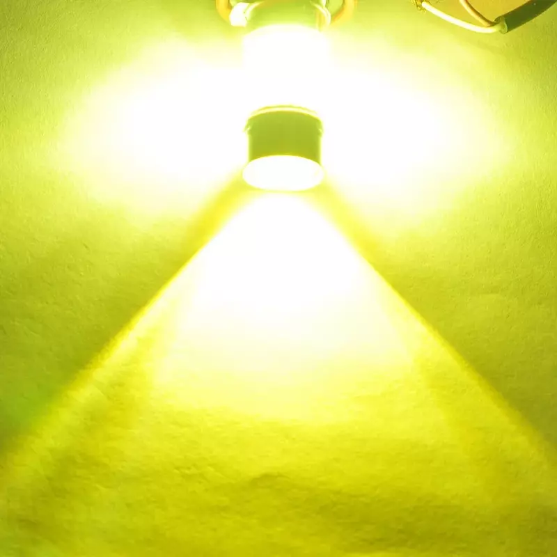 مصابيح ضباب صفراء ليد ، مصباح DRL فائق السطوع ، مصابيح قيادة ، تيار مستمر 12 فولت-24 فولت ، 1500 لومن ، H11 ، H8 ، 2